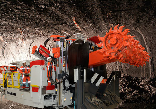 Sandvik_MB600_Continuous_bolter_miner Equipamentos da mineração