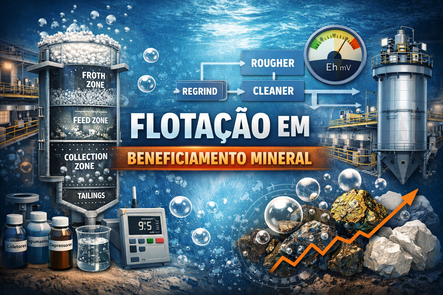 576fbd5b-6c34-40c0-a763-d93793ff2ae7 Flotação: princípios químicos e operacionais